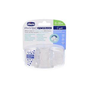Chicco Physio Forma Crystal Chupeta 6-16m 2 unidades