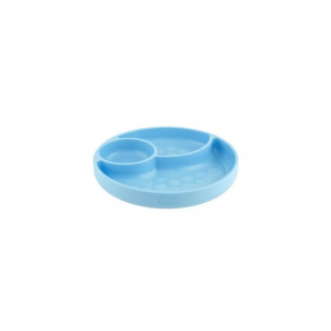 Chicco Take Eat Easy Prato Silicone Divisórias Azul + 12 meses