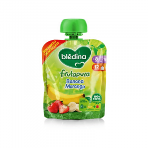 Blédina Frutas Saquetas Frutapura Banana/Morango 85g