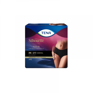 Tena Silhouette Noir Normal M Cintura Baixa x10 Unidades