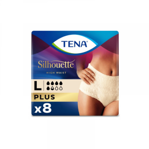 Tena Silhouette Creme Plus L Cintura Alta x8 Unidades