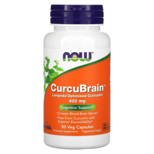 Now Curcubrain 400mg 50 Veg Cáps