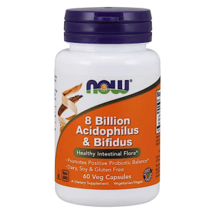 Now 8 Billion Acidophilus&Bifidus 60cáps