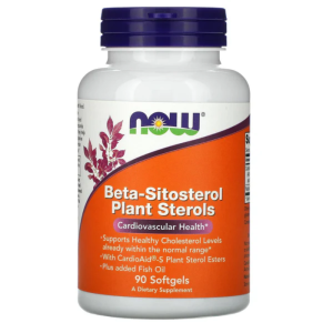 Now Beta-Sitosterol Plant 90 Softgels