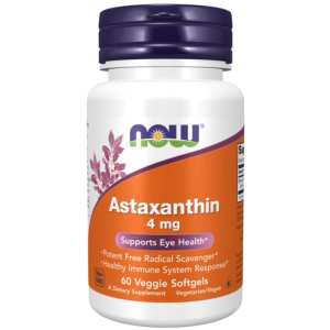 Now Astaxanthin 4mg 60 Veg Softgels