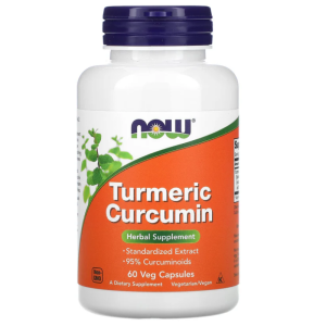 Now Curcumin Extract 95% 60 Veg Cáps