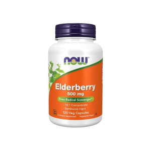 Now Elderberry 500mg 120 Veg Cáps