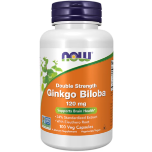 Now Ginkgo Biloba 120mg 100 Veg Cáps