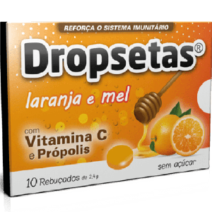 Dropsetas Laranja e Mel
