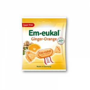 Em-Eukal Rebuçados Laranja-Gengibre Sem Açúcar 50g