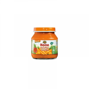 Holle Bio Puré Cenouras 125g +4M