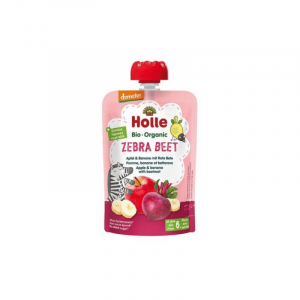 Holle Bio Zebra Beet Puré Frutos 100g +6M
