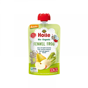 Holle Bio Fennel Frog Puré Saqueta Fennel Pêra