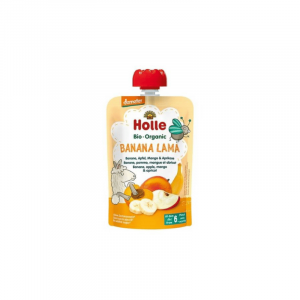 Holle Bio Banana Lama Puré Frutos 100g +6M