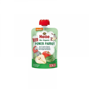 Holle Bio Power Parrot Puré Frutos E Legumes 100g +6M
