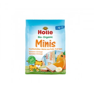 Holle Bio Barras Minis Banana Laranja 12M