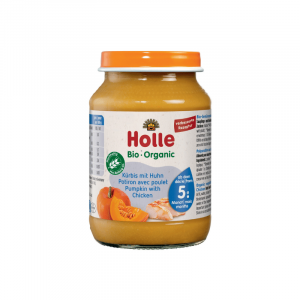 Holle Bio Puré Abóbora E Frango +5M 190g