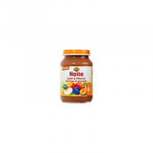 Holle Bio Puré Maçã e Ameixa Bio 6m 190g