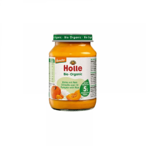 Holle Bio Puré Abóbora e Arroz 190g