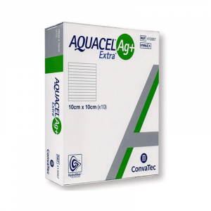 Aquacel Ag+ Extra Penso Esteril 10x10cm 10 Unidades 