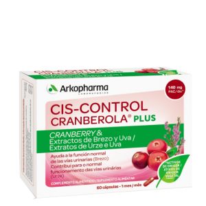ARKOPHARMA CIS-CONTROL CRANBEROLA PLUS CAPS X60 CÁPS(S)