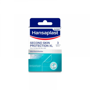 Hansaplast Second Skin Protection XL 6cmx7cm 3 unidades