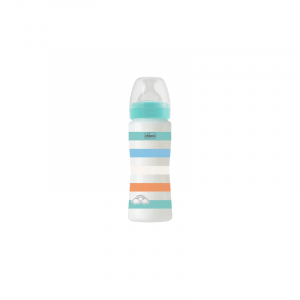 Chicco Biberão Well-Being Fluxo Médio Azul 330ml