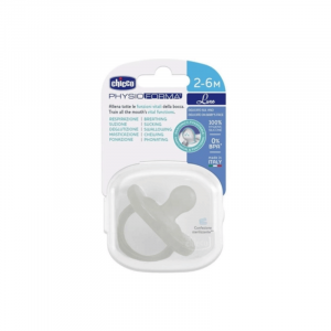 Chicco Chupeta PhysioForma Luxe Silicone Cinza 2-6M