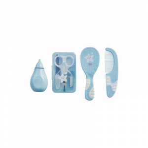 Saro Estojo para a Higiene do Bebé Azul.