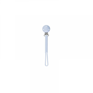 Saro Porta-Chupeta Trança Azul