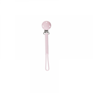 Saro Porta-Chupeta Trança Rosa