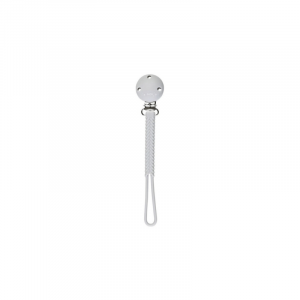 Saro Porta-Chupeta Trança Cinza