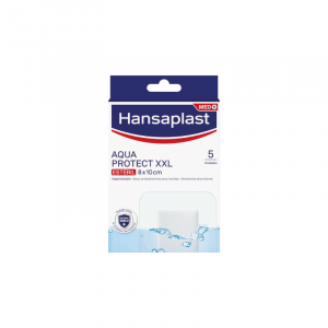 Hansaplast Aqua Protect XXL Antibacterial Dressing 8x10cm 5 Units