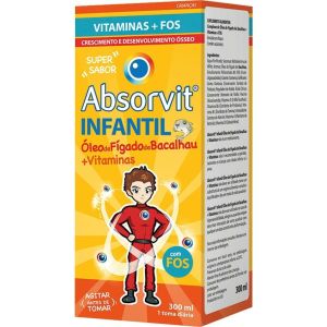 Absorvit Infantil Óleo de Fígado de Bacalhau + Vitaminas Xarope 300ml