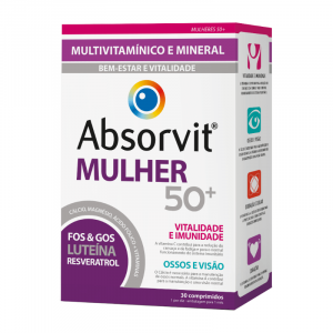 Absorvit Mulher 50+ x 30 comp.