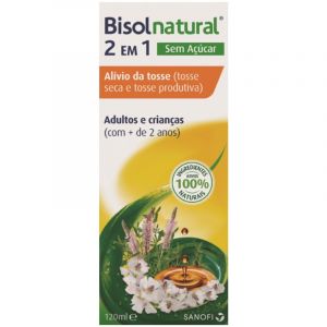 Bisolnatural 2 em 1 Xarope Tosse s/ Açúcar 120ml