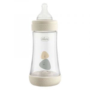 Chicco Biberão Perfect 5 Medium 2M+ Silicone Neutro 240ml
