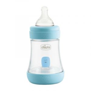 Chicco Biberão Perfect 5 Slow 0M+ Silicone Azul 150ml