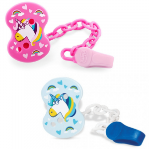 Chicco Clip com Corrente 0m+ Edição Especial Fantastic Love Boy & Girl