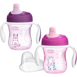 Chicco Training Cup Copo de Aprendizagem 200ml 6m+ Rosa