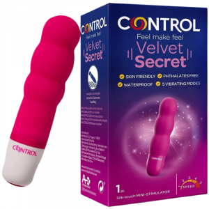 Control Toys Velvet Secret Mini Estimulador com Toque Sedoso