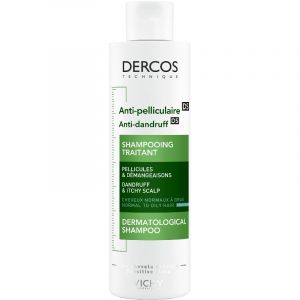 Dercos Anti-Caspa Champô de Tratamento Cabelo Normal a Oleoso 200ml