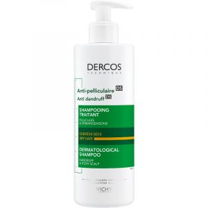 Dercos Anti-Caspa Champô de Tratamento Cabelo Seco 390ml