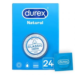 Durex Preservativos Natural Plus x 24 unid.