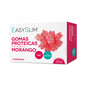 Easyslim Gomas Proteicas Morango 70g x 3 saq.