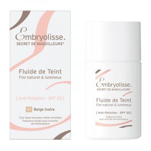 Embryolisse Base de Maquilhagem Líquida SPF20 01 Bege Marfim 30ml