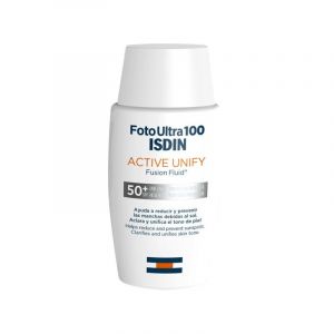 Isdin Foto Ultra 100 Active Unify Fusion Fluid Fluído Solar SPF50+ 50ml