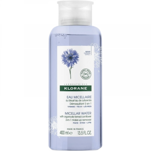 Klorane Flor de Ciano BIO Água Micelar Desmaquilhante 400ml