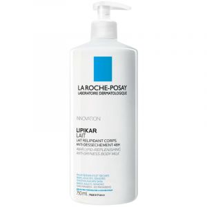 La Roche Posay Lipikar Lait Leite Relipidante Corporal Anti-Ressecamento 48h 750ml