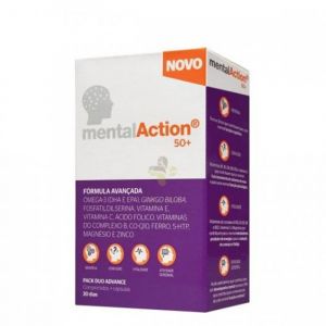 Mentalaction 50+ Multivitamínico 30 Comprimidos + 30 Cápsulas